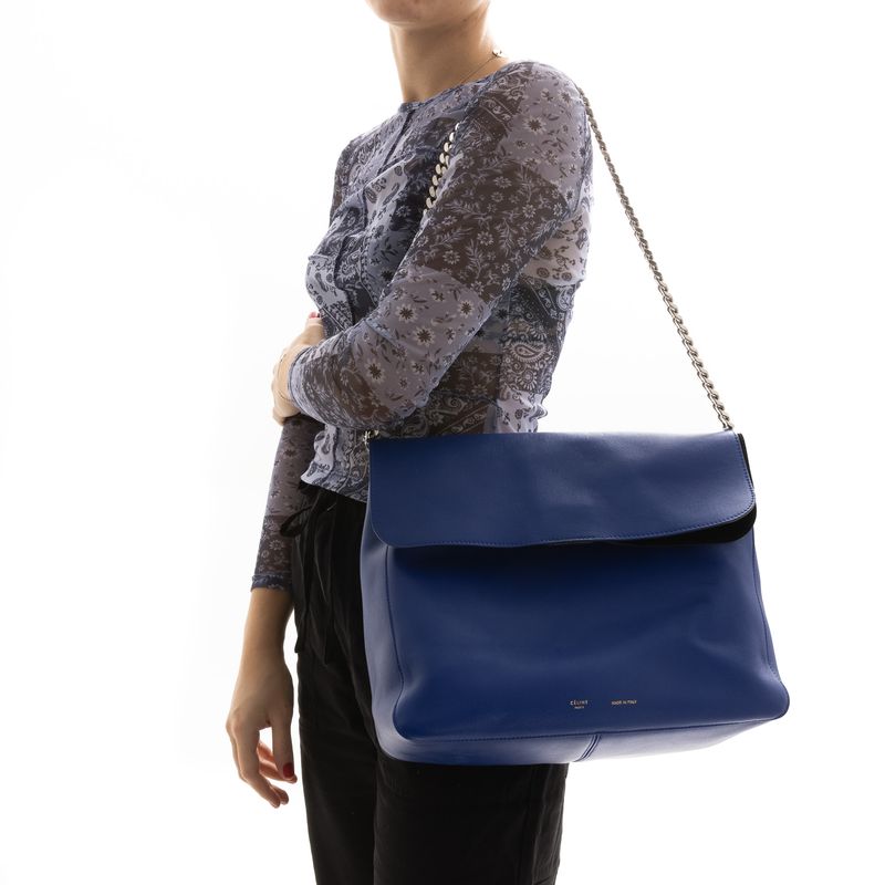 Bolsa-Celine-Gourmette-Azul
