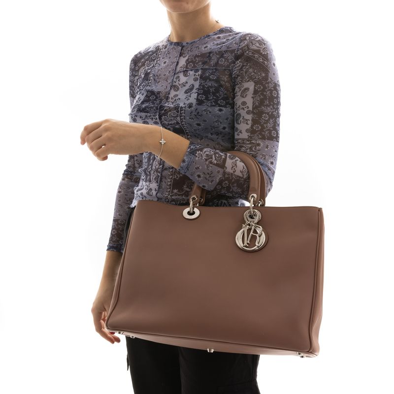 Bolsa-Christian-Dior-Diorissimo-Rose
