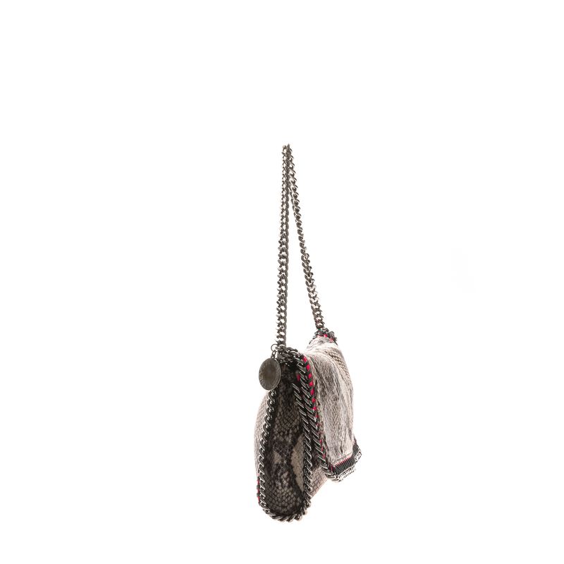 Clutch-Stella-McCartney-Foldover-Faux-Python-e-Pink