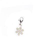 Berloque-Swarovski-Floco-de-Neve-Prateado