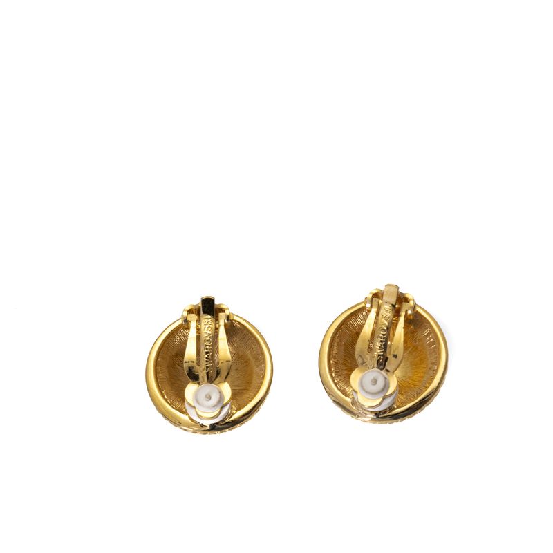 Brinco-Swarovski-Redondo-Dourado-com-Strass