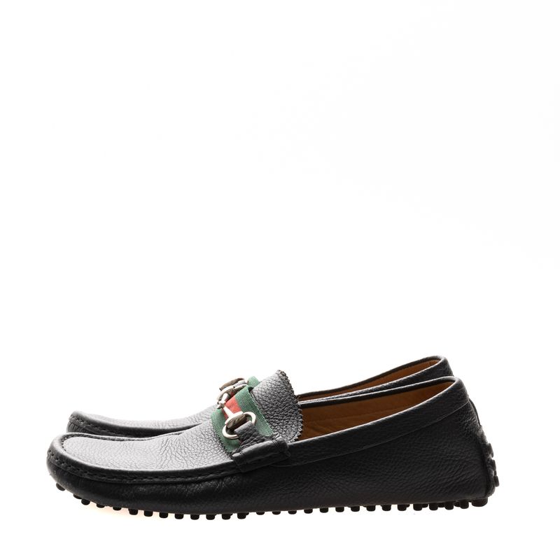 Mocassim-Gucci-Couro-Preto-Horsebit
