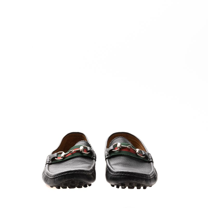 Mocassim-Gucci-Couro-Preto-Horsebit
