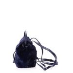 Mochila-Swarovski-Faux-Fur-Azul-Marinho
