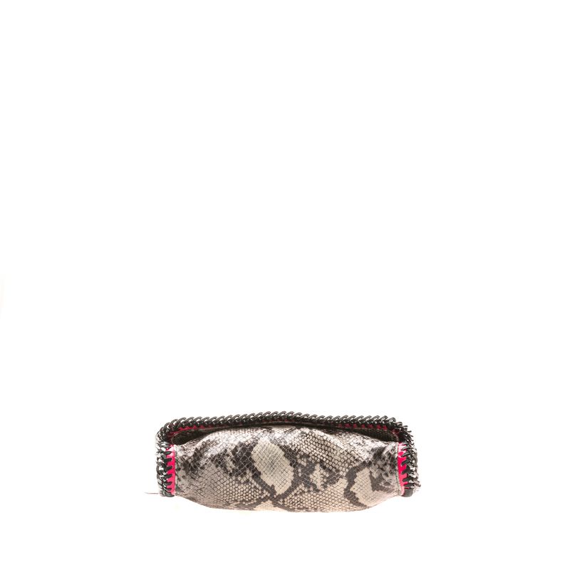 Clutch-Stella-McCartney-Foldover-Faux-Python-e-Pink