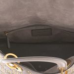 Bolsa-Christian-Dior-Lady-Dior-Cinza-Studded