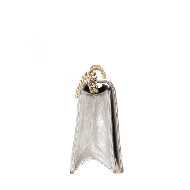 65442-Bolsa-Christian-Dior-Archicannage-Diorama-Couro-Prateado