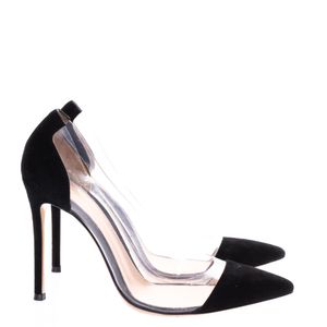 Scarpin Gianvito Rossi Preto com Transparência