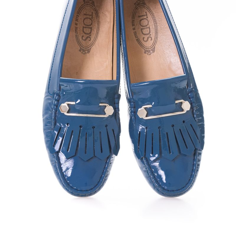 Mocassim-Tods-Azul-Verniz