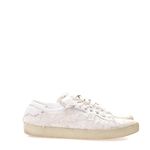 Tenis-Saint-Laurent-Court-Tecido-Cru-com-Estrelas