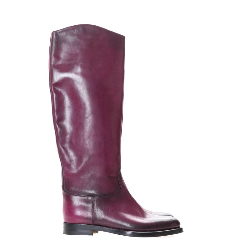 Bota-Gucci-Cano-Alto-Roxo