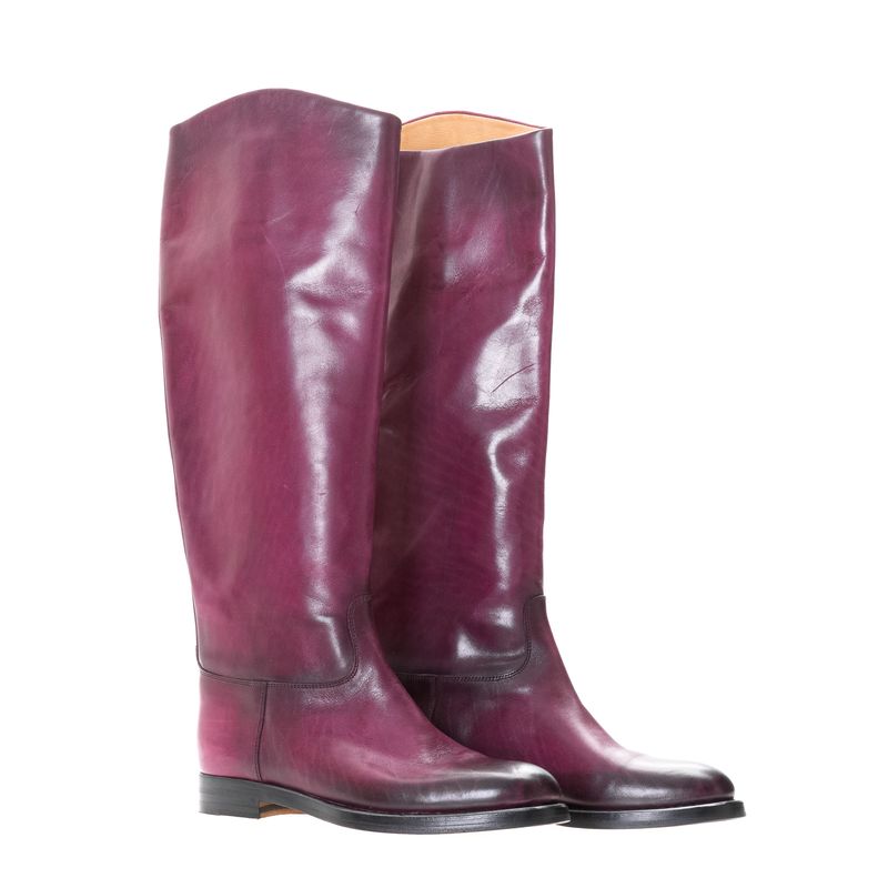 Bota-Gucci-Cano-Alto-Roxo
