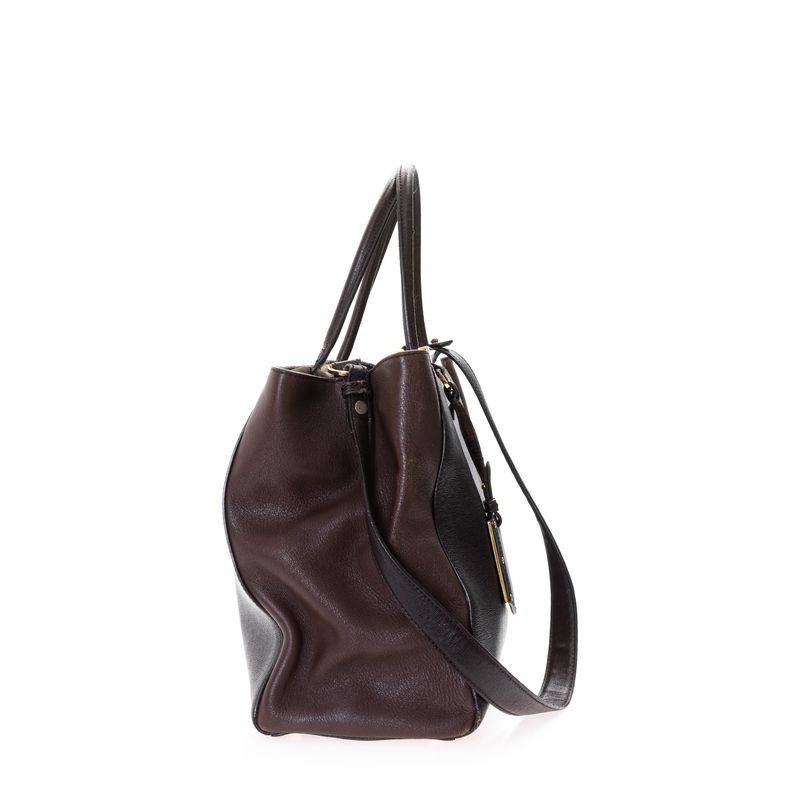 Bolsa-Fendi-2Jours-Elite-Bicolor-Marrom