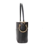 Bolsa-Chloe-Roy-Bucket-Couro-Cinza