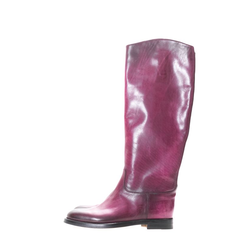 Bota-Gucci-Cano-Alto-Roxo