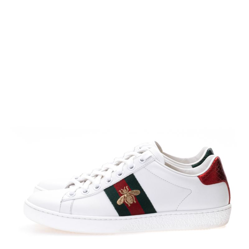 Tenis-Ace-Gucci-Branco-com-Bordado