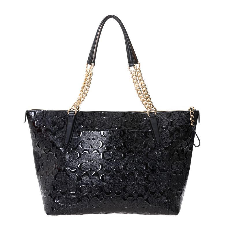 Bolsa-Debossed-Coach-Preta