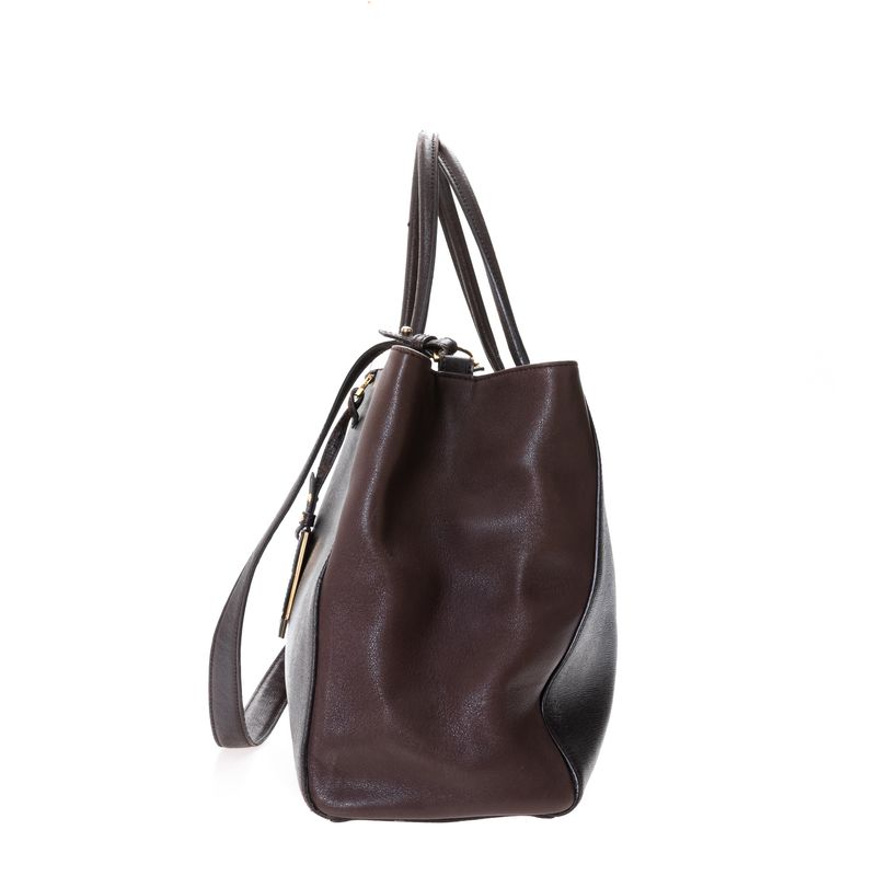 Bolsa-Fendi-2Jours-Elite-Bicolor-Marrom