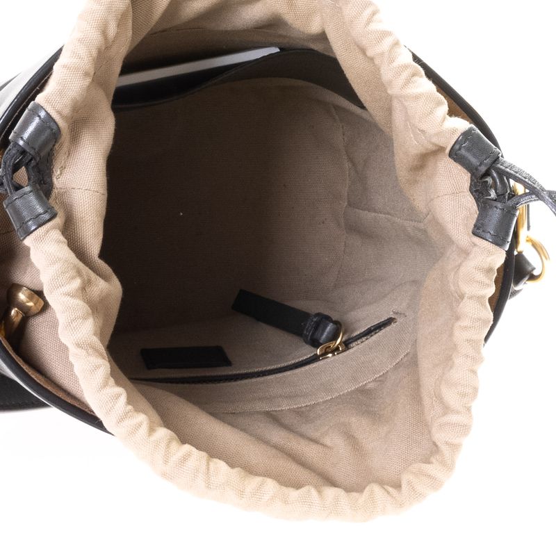 Bolsa-Chloe-Roy-Bucket-Couro-Cinza