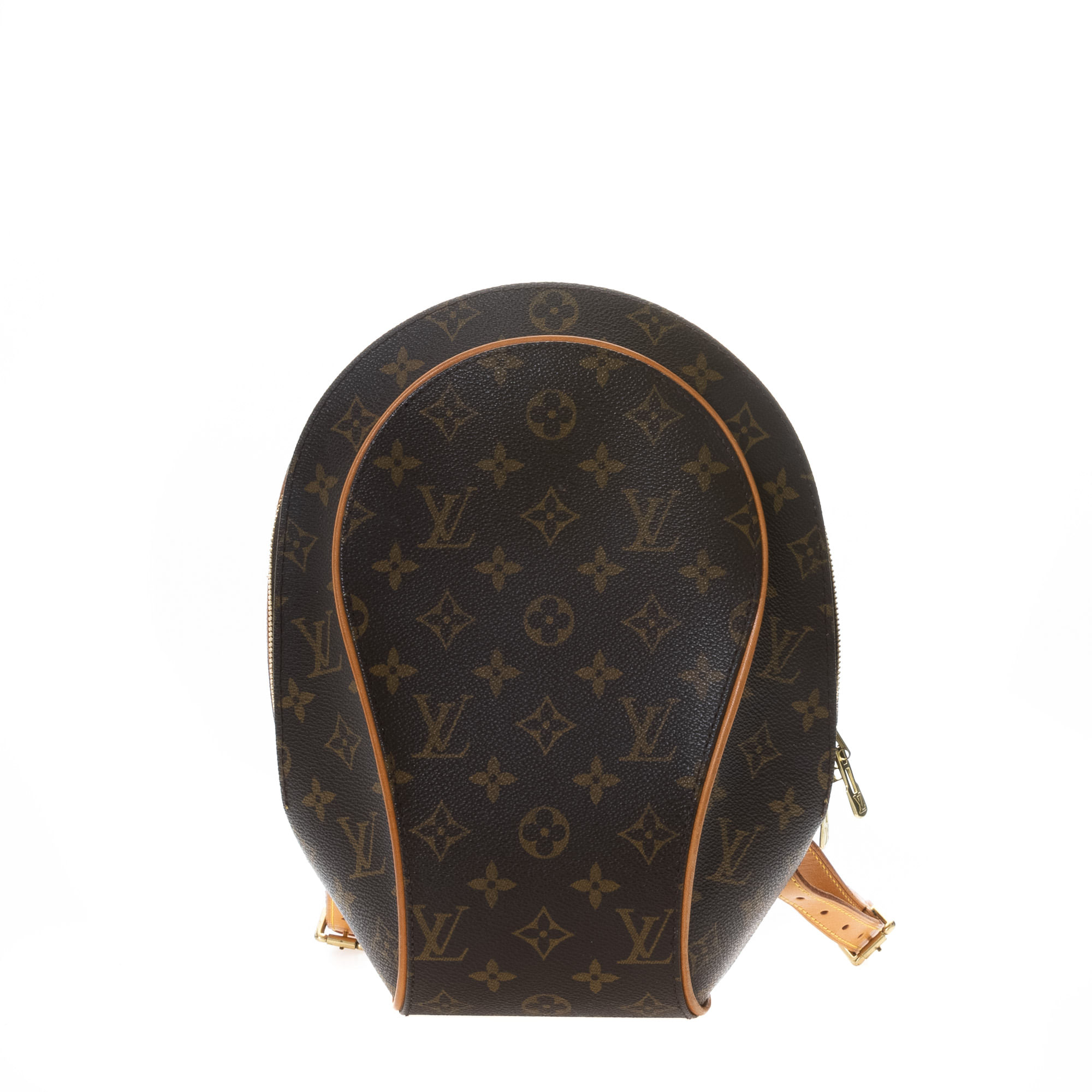 Mochila Louis Vuitton branca com monograma da marca