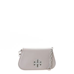 Bolsa Tory Burch Crossbody Couro Cinza