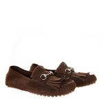 Mocassim-Gucci-Camurca-Marrom