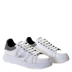 Tenis-Emporio-Armani-Couro-Branco-e-Prateado