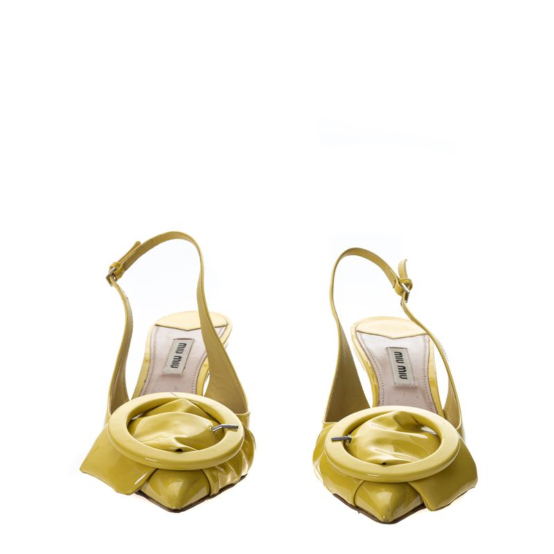 Scarpin-Slingback-Miu-Miu-Amarela