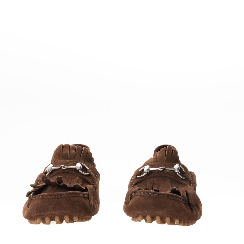 Mocassim-Gucci-Camurca-Marrom
