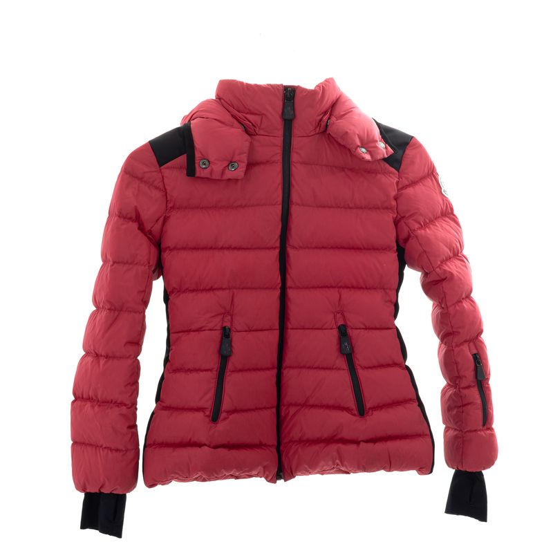 Casaco-Moncler-Metalasse-Vermelho-e-Preto-Infantil