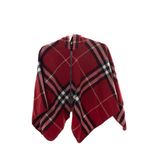 Poncho-Burberry-Gorro-e-Ziper-Vermelho-Infantil