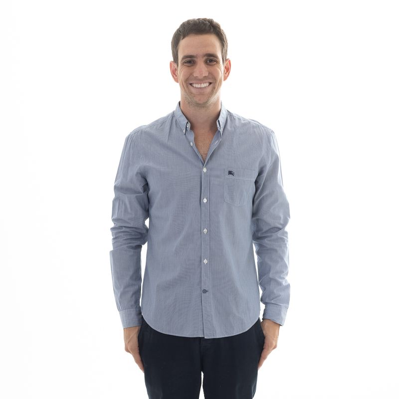 Camisa-Burberry-Listrada-Azul