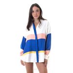 Camisa-Celine-Seda-Branca-Listrada