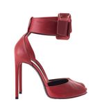 Sandalia-Yves-Saint-Laurent-Couro-Vermelho
