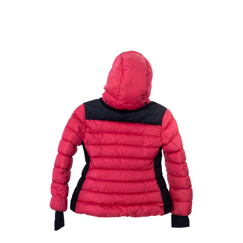 Casaco-Moncler-Metalasse-Vermelho-e-Preto-Infantil