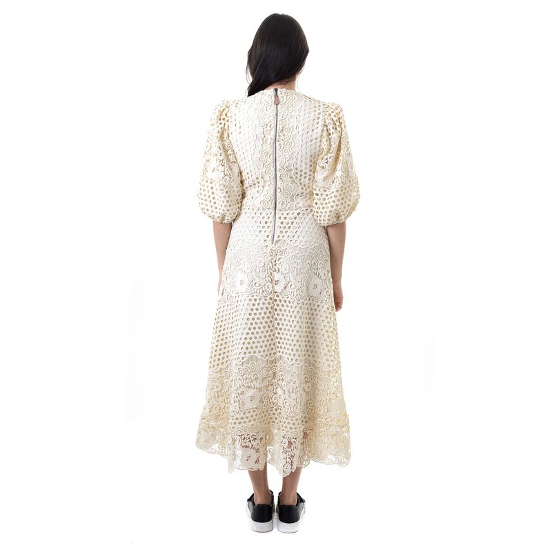 Vestido-Mixed-de-Laise-Creme