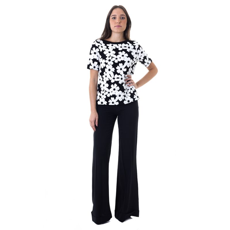 Blusa-Carolina-Herrera-Estampa-Flores-Preto-e-Branco