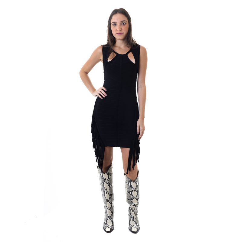Vestido-Nevada-Love-Bandagem-Preto-com-Franjas