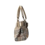 Bolsa-Burberry-Derwent-Xadrez-e-Dourado