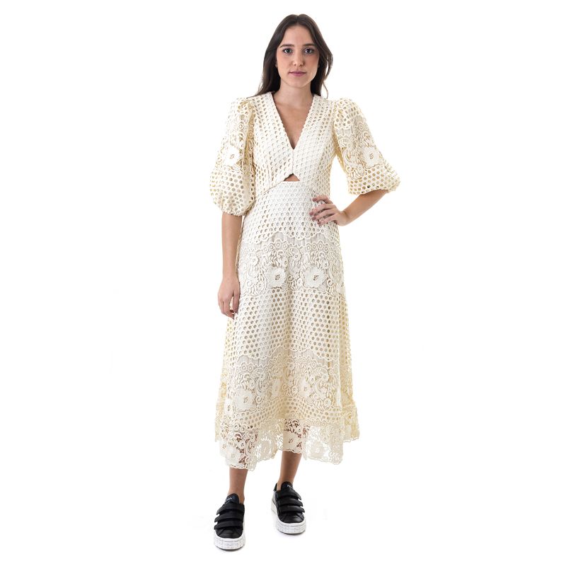Vestido-Mixed-de-Laise-Creme