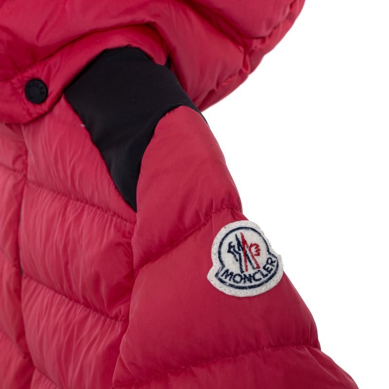 Casaco-Moncler-Metalasse-Vermelho-e-Preto-Infantil