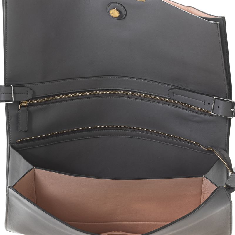 Bolsa-Celine-Clasp-Envelope-Cinza
