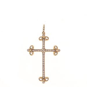 Pingente H.Stern Cruz Ouro e Diamantes Coleção Papa Pop