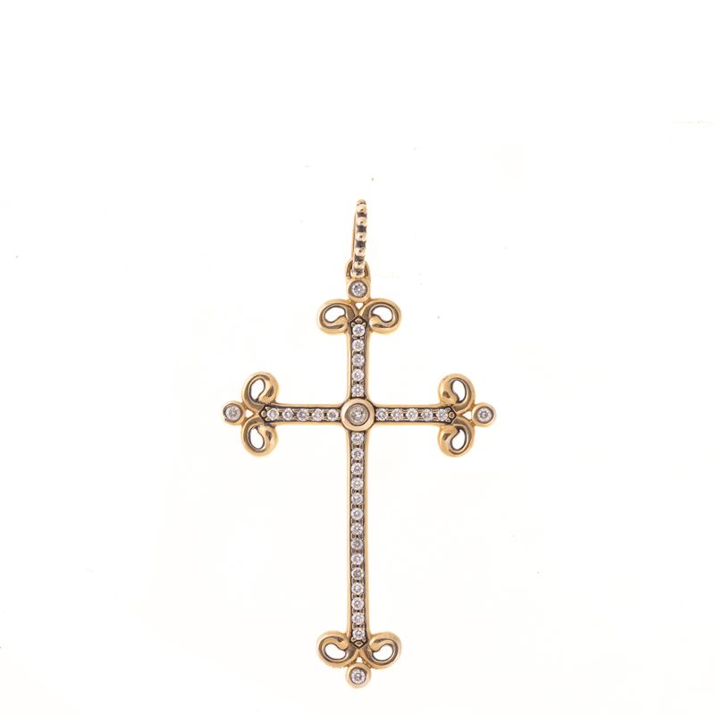 65645-Pingente-H-Stern-Cruz-Ouro-e-Diamantes-Colecao-Papa-Pop-1