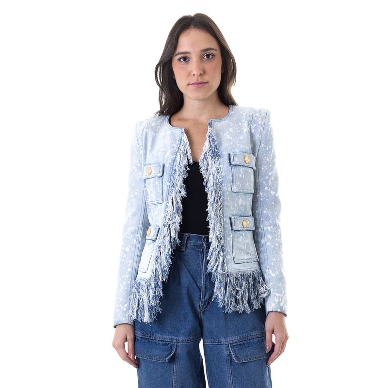 65694-Blazer-Balmain-Jeans-com-Franjas-1