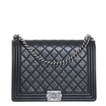 Bolsa-Chanel-Boy-Grande-Couro-Preto