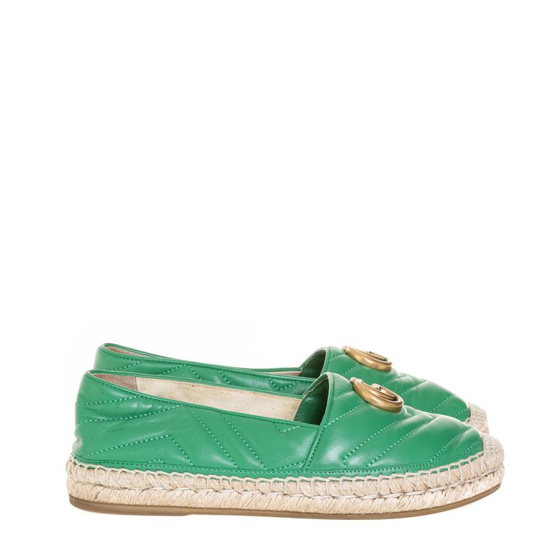 Espadrille-Gucci-Double-G-Verde