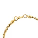 Pulseira-Vintage-Dourada-Correntes-Entrelacadas