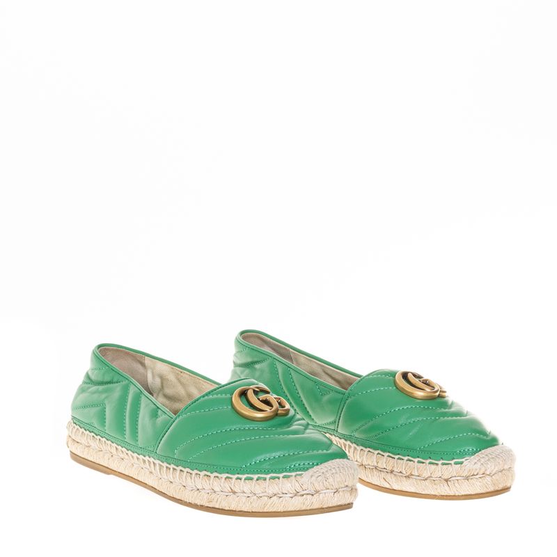 Espadrille-Gucci-Double-G-Verde