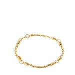 Pulseira-Vintage-Dourada-Correntes-Entrelacadas